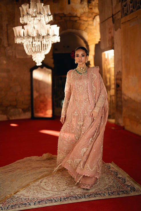 Florent | Mehermaah Wedding Formals | NAYAB - is Peach dress from Florent - Ladies Clothes - Maria Faisal