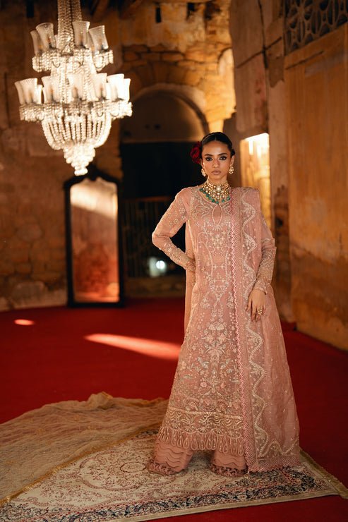 Florent | Mehermaah Wedding Formals | NAYAB - is Peach dress from Florent - Ladies Clothes - Maria Faisal