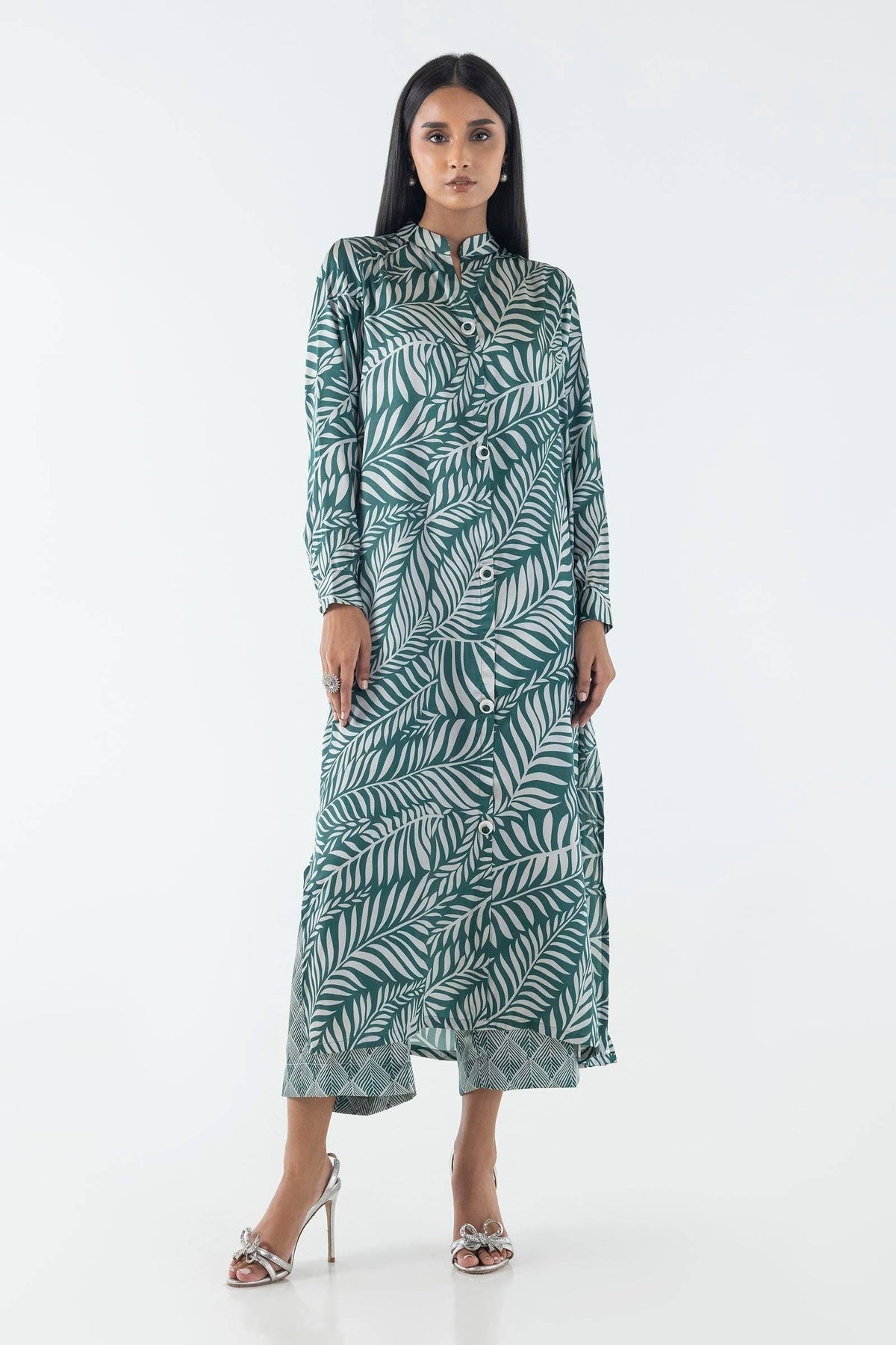 Sana Safinaz | Silk Tunics | FW24STP804P2T by Maria Faisal - Registered Vendor of : Sana Safinaz - type : Ladies Clothes - 100% original wedding dresses