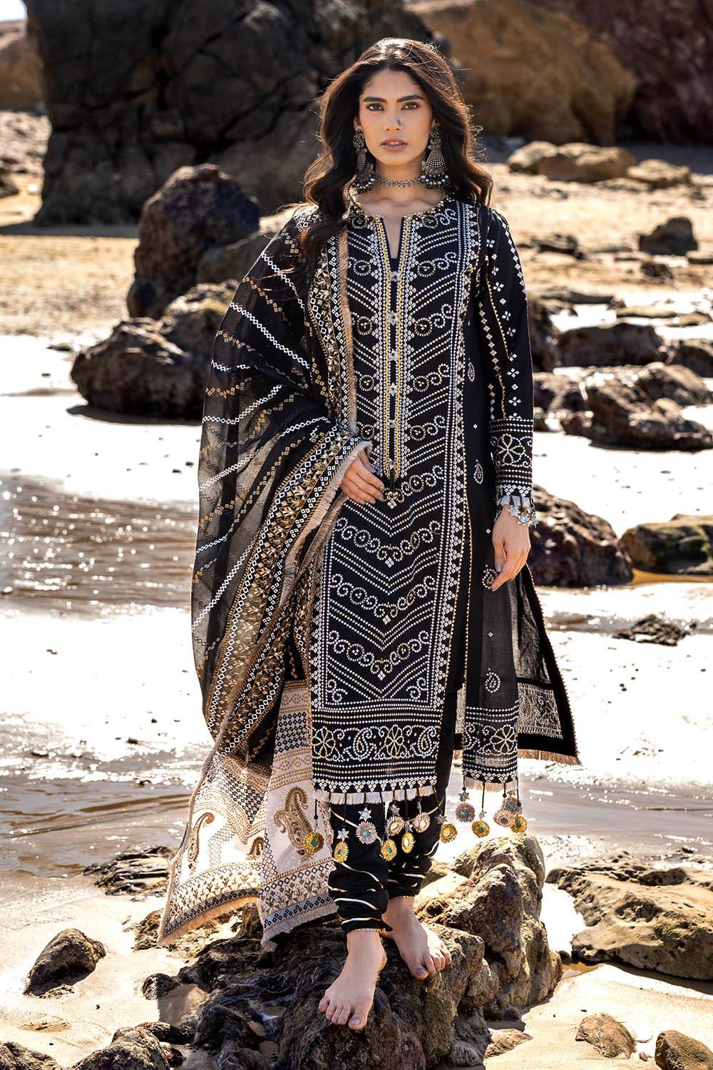 Gul Ahmed | Chunri Lawn 25 | CL-52407 by Maria Faisal - Registered Vendor of : Gul Ahmed - type : Ladies Clothes - 100% original wedding dresses