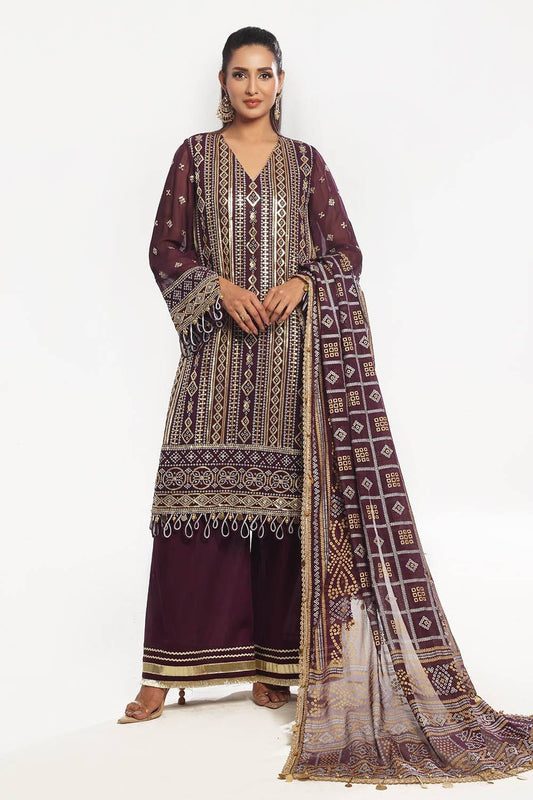 Gul Ahmed | Chunri Lawn 25 | BM-52023 by Maria Faisal - Registered Vendor of : Gul Ahmed - type : Ladies Clothes - 100% original wedding dresses