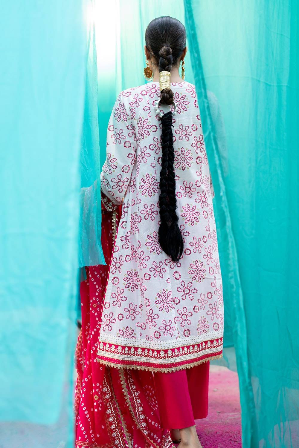 Gul Ahmed | Chunri Lawn 25 | CL-52411 A by Maria Faisal - Registered Vendor of : Gul Ahmed - type : Ladies Clothes - 100% original wedding dresses