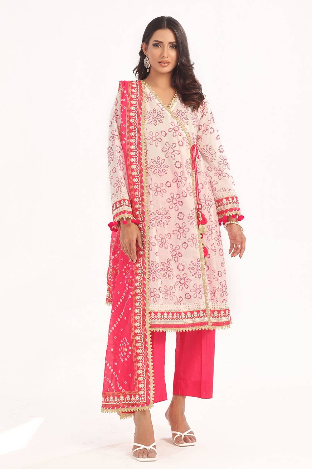 Gul Ahmed | Chunri Lawn 25 | CL-52411 A by Maria Faisal - Registered Vendor of : Gul Ahmed - type : Ladies Clothes - 100% original wedding dresses
