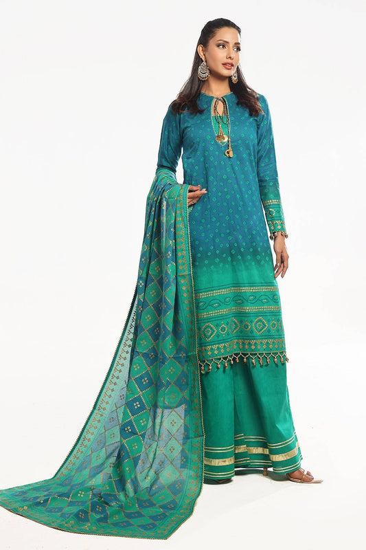 Gul Ahmed | Chunri Lawn 25 | CL-52410 A by Maria Faisal - Registered Vendor of : Gul Ahmed - type : Ladies Clothes - 100% original wedding dresses