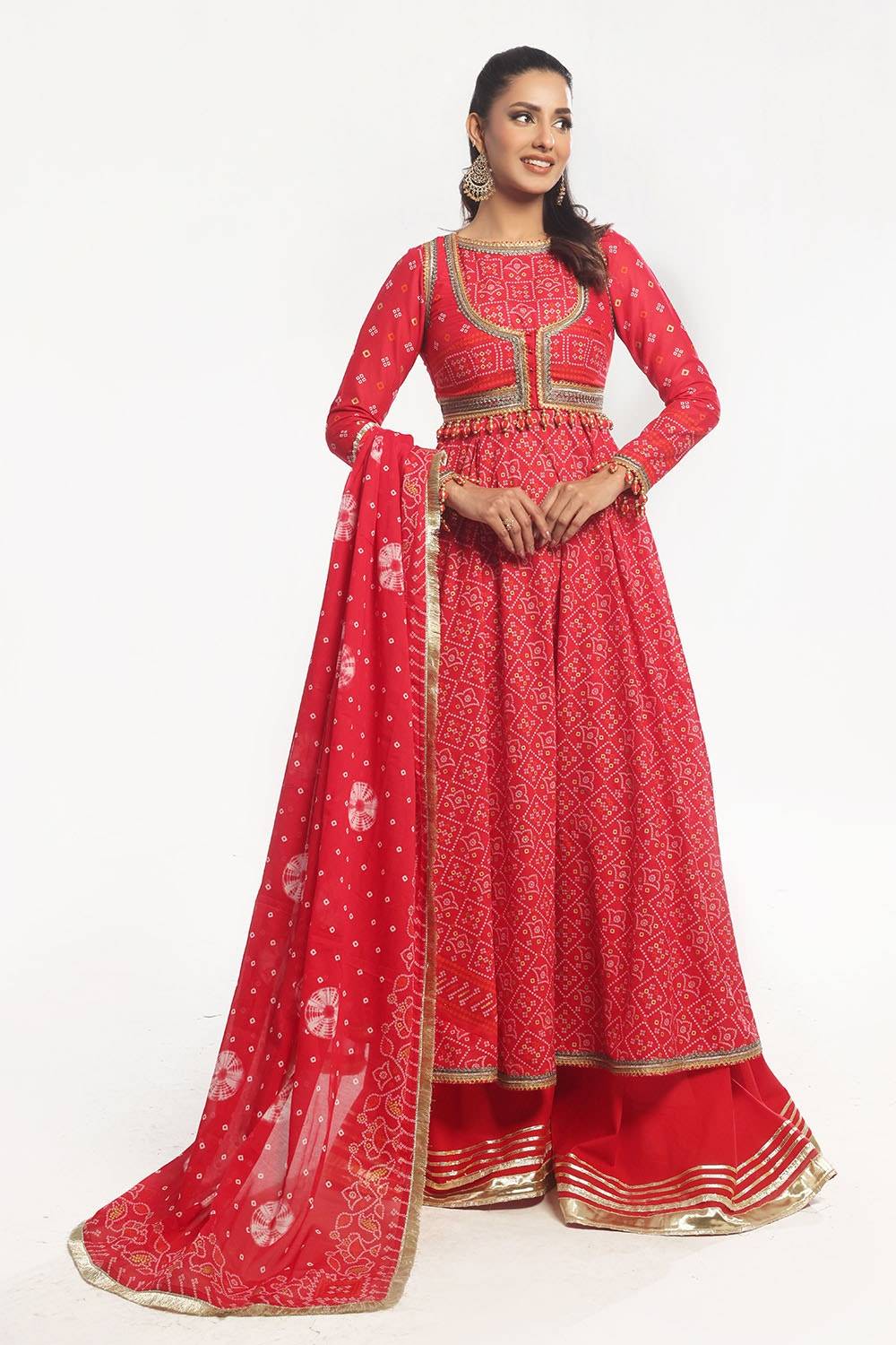 Gul Ahmed | Chunri Lawn 25 | CL-52484 B by Maria Faisal - Registered Vendor of : Gul Ahmed - type : Ladies Clothes - 100% original wedding dresses