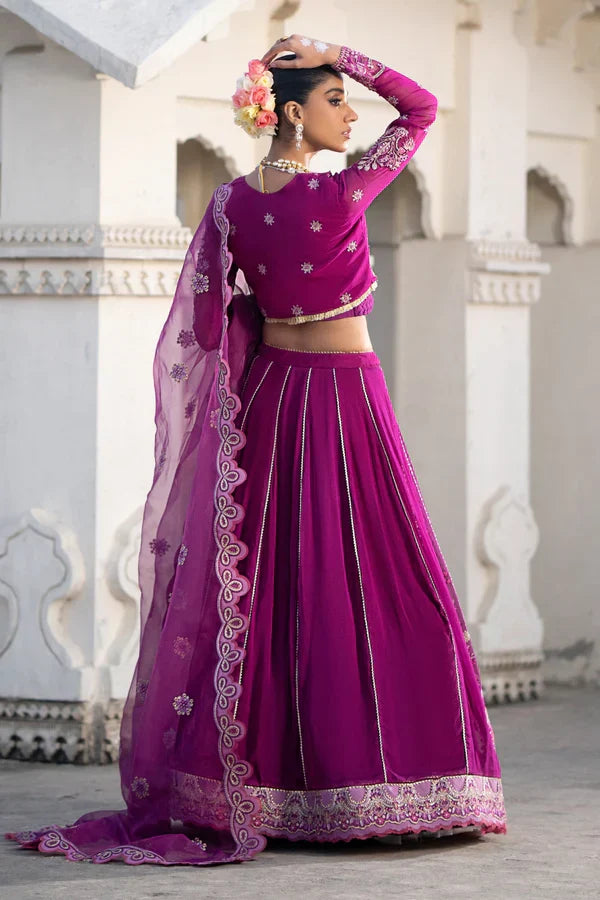 Ittehad | Dilruba Wedding Formals | ESDR77-SUT-PUP - Ladies Clothes 