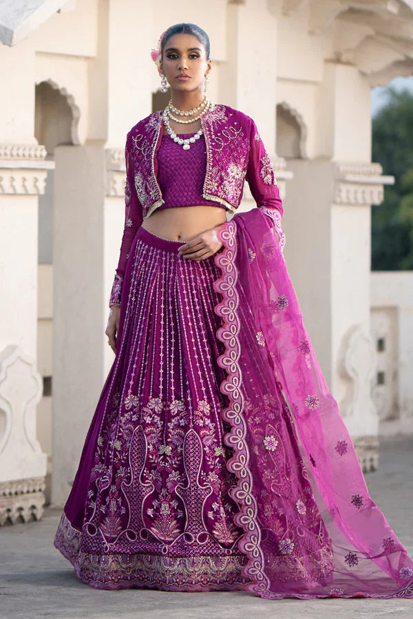 Ittehad | Dilruba Wedding Formals | ESDR77-SUT-PUP - Ladies Clothes 