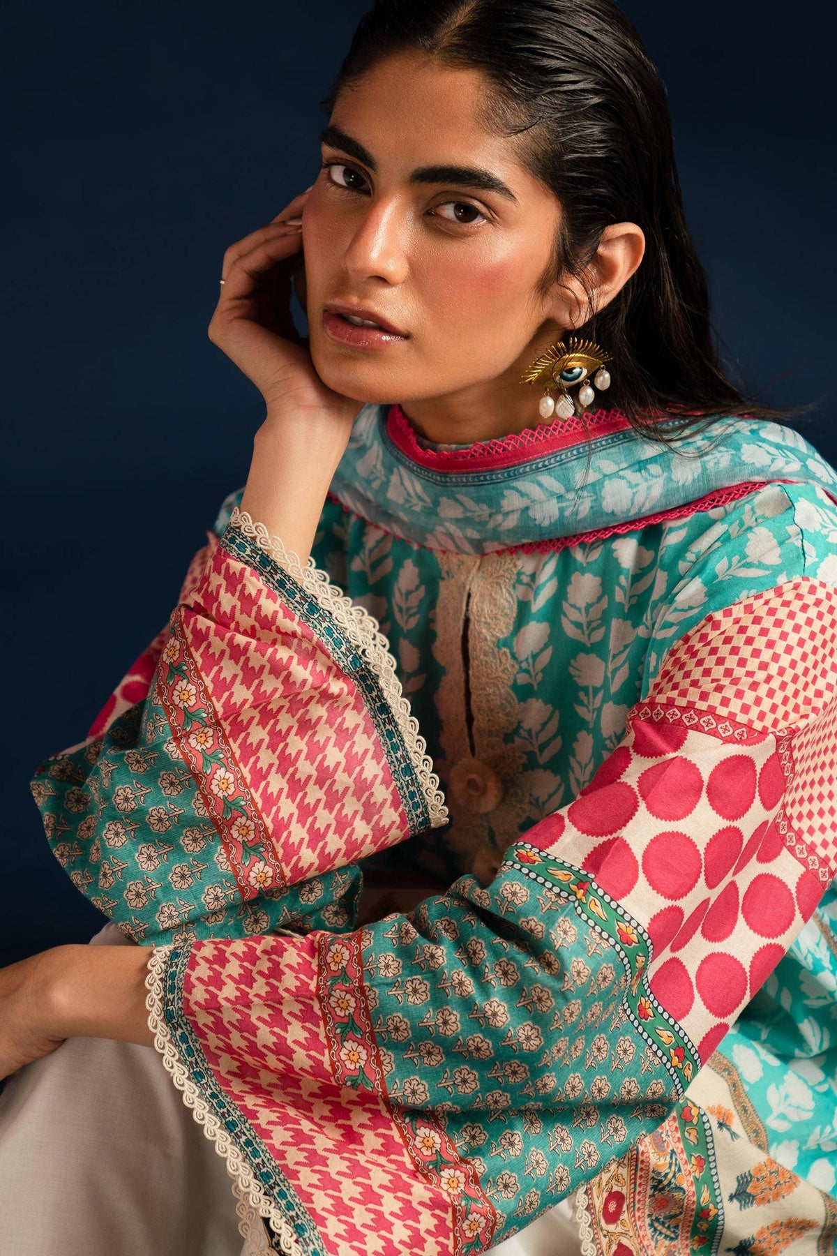 Sana Safinaz | Mahay Summer Lawn 24 | S-13 - Waniyas