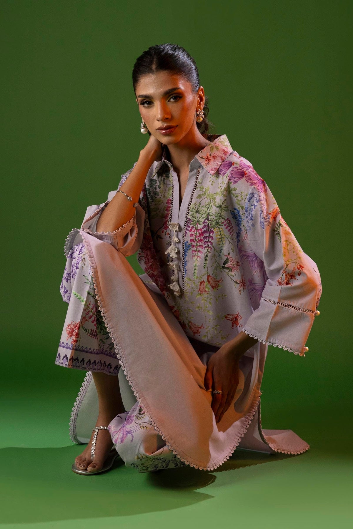 Sana Safinaz | Mahay Spring 25 | A-03 - Ladies Clothes 