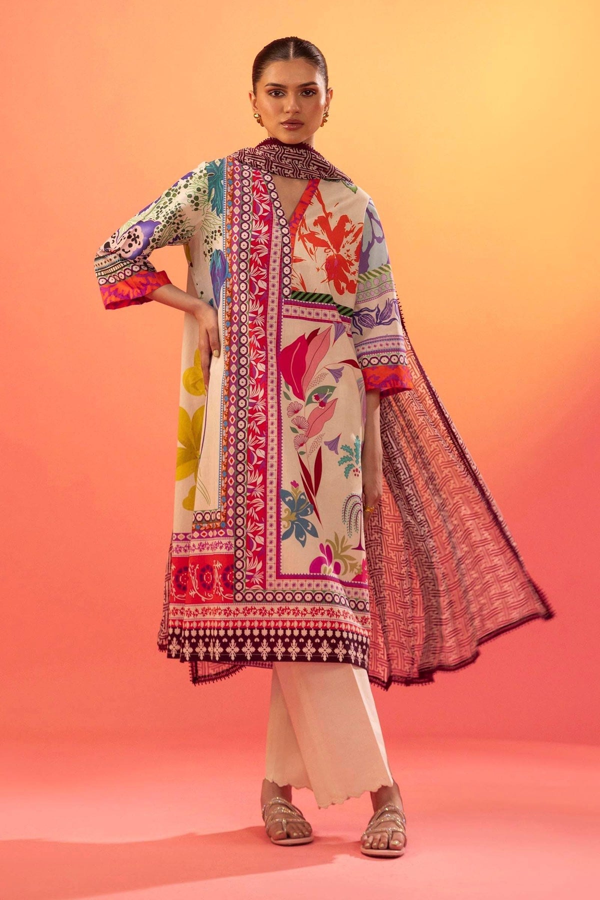 Sana Safinaz | Mahay Summer 25 | 002B by Maria Faisal - Registered Vendor of : Sana Safinaz - type : Ladies Clothes - 100% original wedding dresses