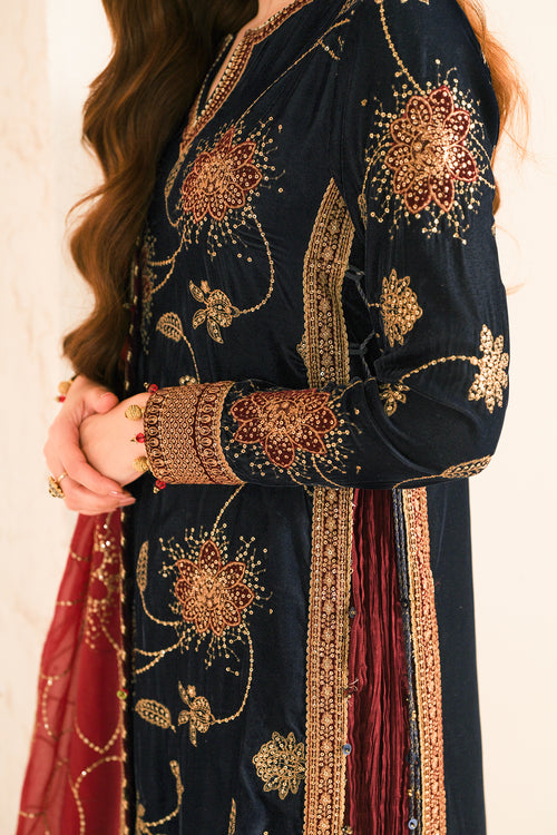 Jazmin | Velvet Edit 24 | VF-2040 - Ladies Clothes - Maria Faisal
