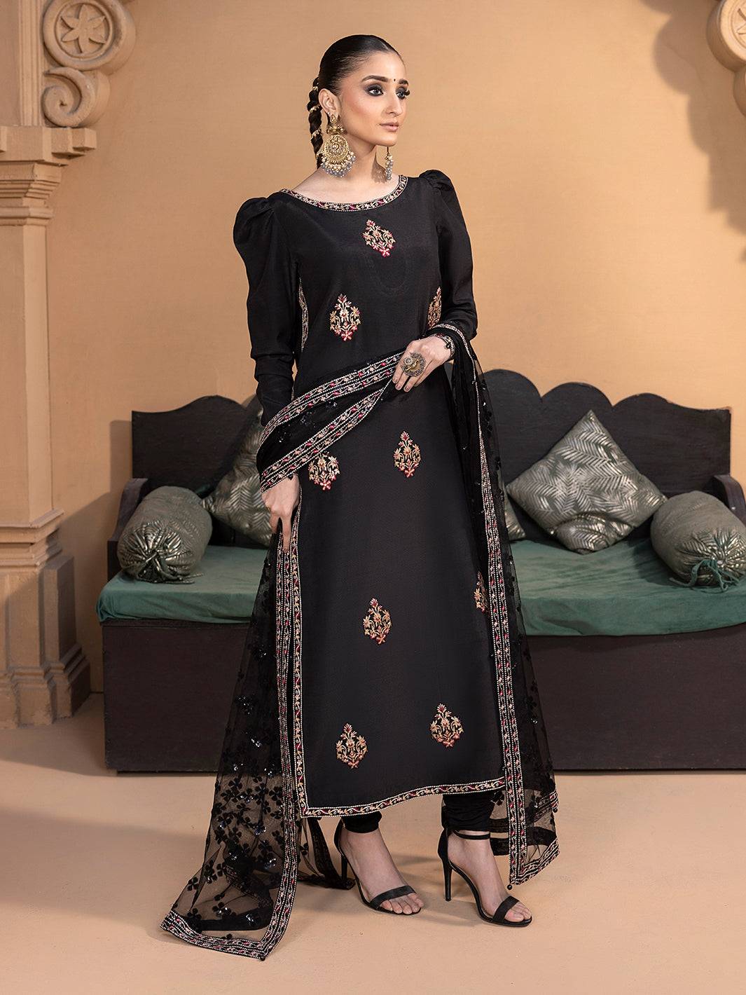 Hem Stitch | Raw Silk Edit 25 | Haya by Maria Faisal - Registered Vendor of : Hemstitch - type : Ladies Clothes - 100% original wedding dresses