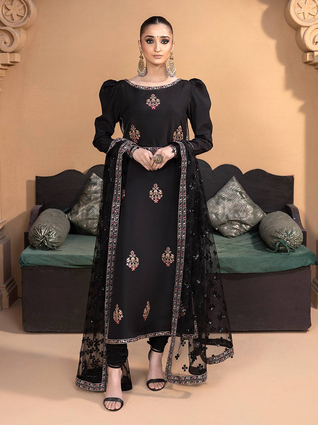 Hem Stitch | Raw Silk Edit 25 | Haya by Maria Faisal - Registered Vendor of : Hemstitch - type : Ladies Clothes - 100% original wedding dresses
