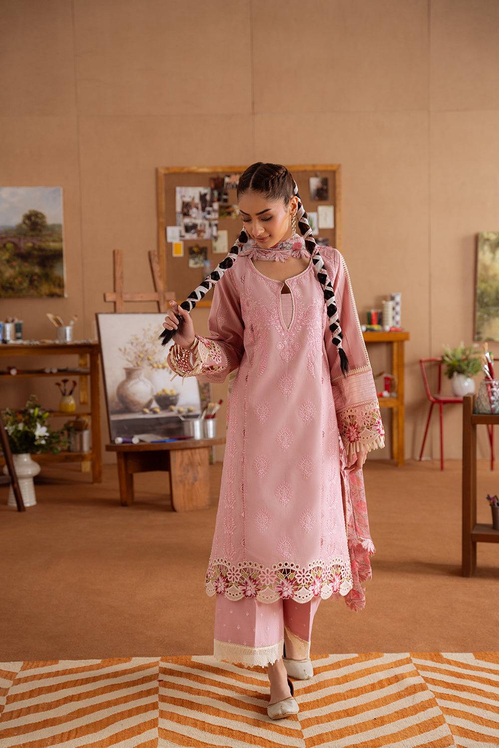 Saira Rizwan | Laanem Summer Lawn 25 | LEYLA-B-SRL25-04 by Maria Faisal - Registered Vendor of : Saira Rizwan - type : Ladies Clothes - 100% original wedding dresses