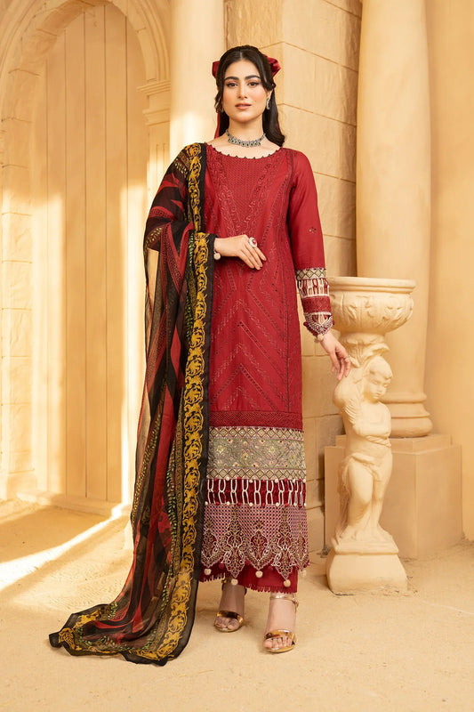 Hemstitch | Summer Luxury Lawn 24 | - Ladies Clothes - Maria Faisal