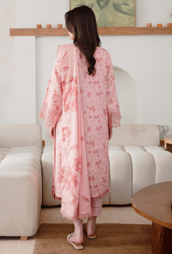 Humdum | Layla 25 | D02 - is Pink dress from Humdum - Ladies Clothes - Maria Faisal