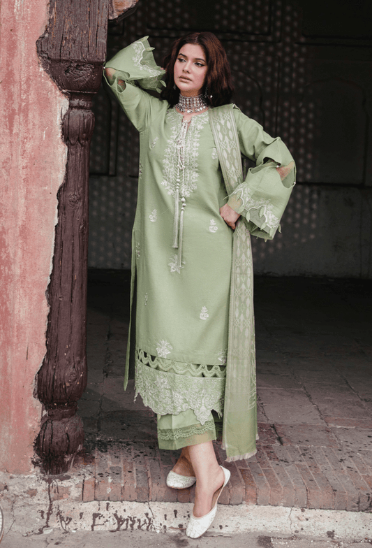 Humdum | Onora Chapter 2 | D06 - is Mint Green dress from Humdum - Ladies Clothes - Maria Faisal