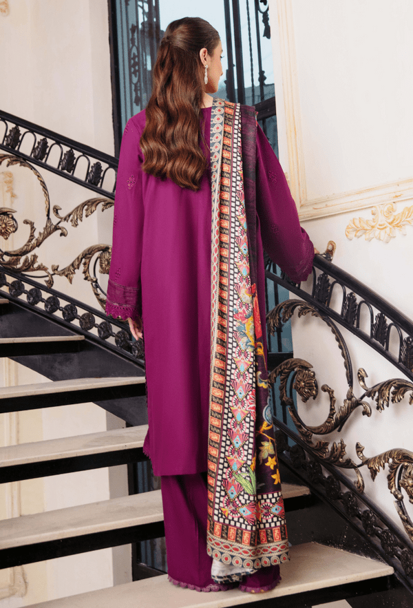 Humdum | Serene 26 | D07 - is Magenta dress from Humdum - Ladies Clothes - Maria Faisal