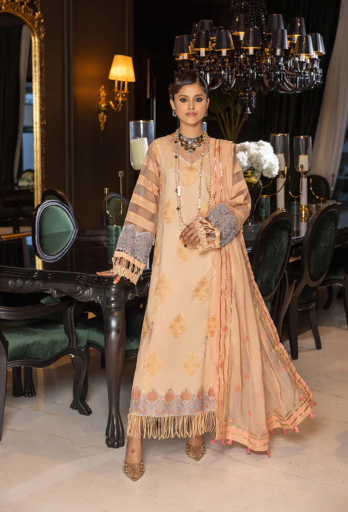 Humdum | Charlotte Chikankari Lawn | D10 - Ladies Clothes 