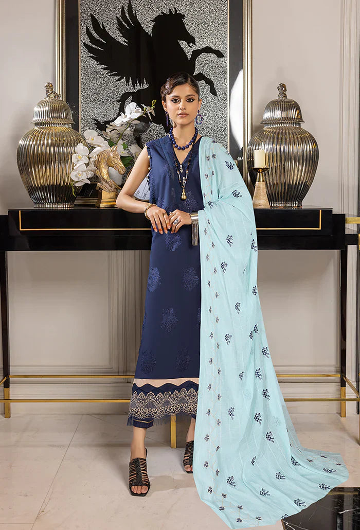 Humdum | Charlotte Chikankari Lawn | D09 - Ladies Clothes 