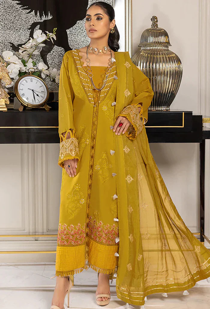 Humdum | Charlotte Chikankari Lawn | D03 - Ladies Clothes 