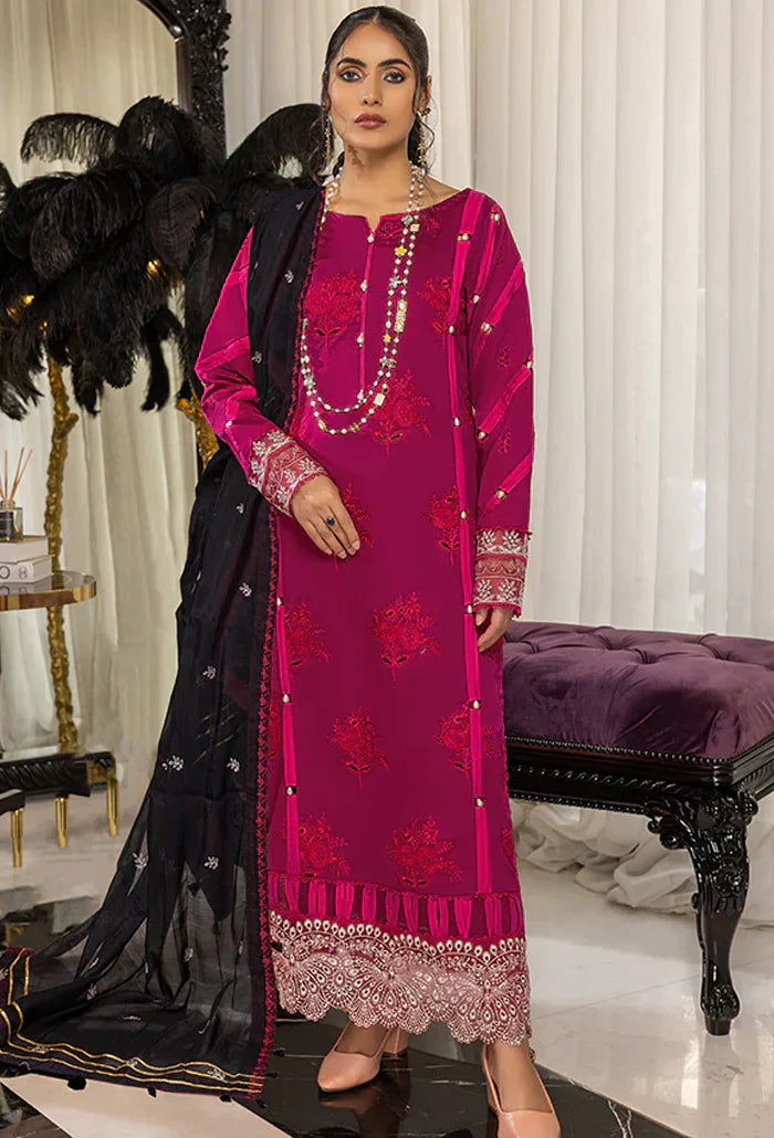 Humdum | Charlotte Chikankari Lawn | D01 - Ladies Clothes 