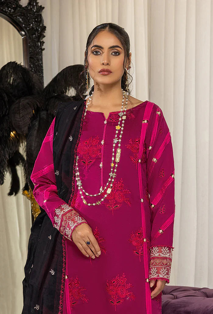 Humdum | Charlotte Chikankari Lawn | D01 - Ladies Clothes 