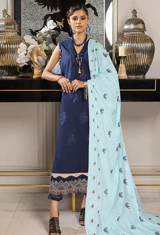 Humdum | Charlotte Chikankari Lawn | D09 - Ladies Clothes 