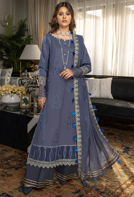 Humdum | Charlotte Chikankari Lawn | D02 - Ladies Clothes 