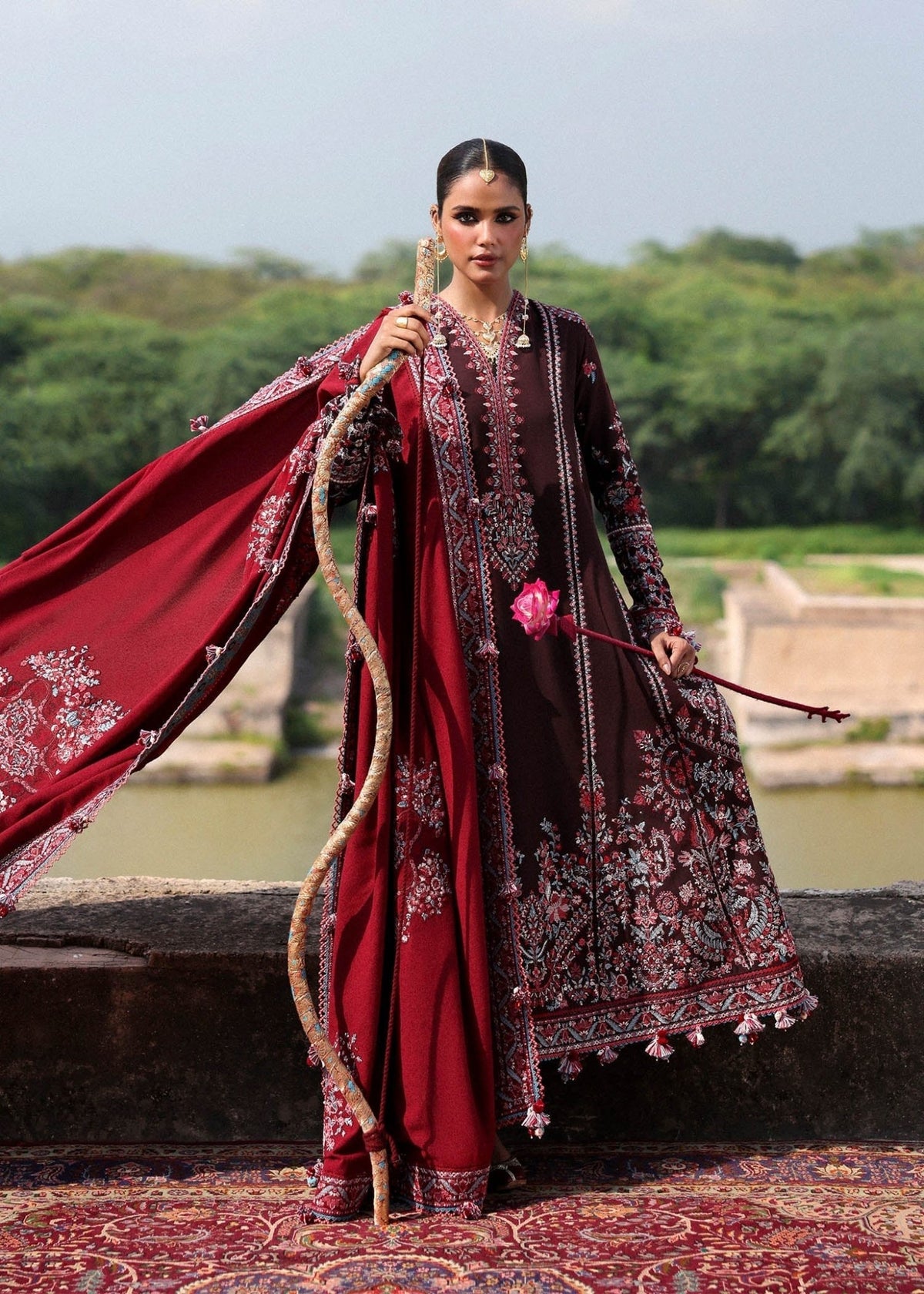 Hussain Rehar | Karandi 25 | Pari - Casual Wear - available at Maria Faisal in UK and USA