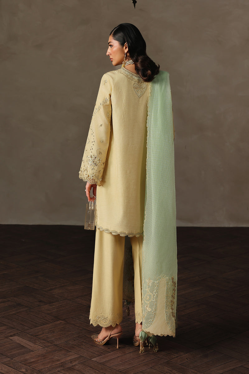 Qalamkar | Luxury Pret 26 | QLP-04 - Oriana - Luxury Dress - available at Maria Faisal in UK and USA.