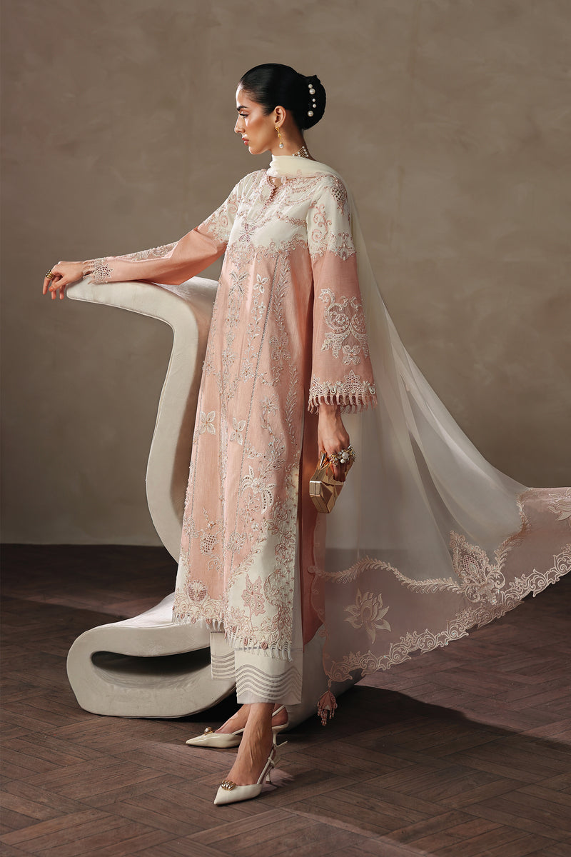 Qalamkar | Luxury Pret 26 | QLP-08 - Beena - Luxury Dress - available at Maria Faisal in UK and USA.