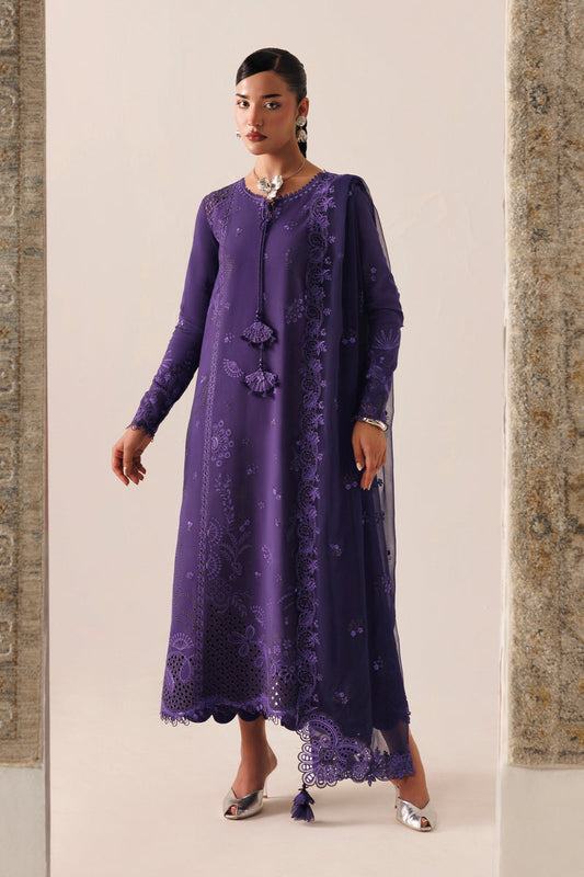 Qalamkar | Q Line Linen 26 | QLW-05 ZEEMAL - Luxury Dress - available at Maria Faisal in UK and USA.