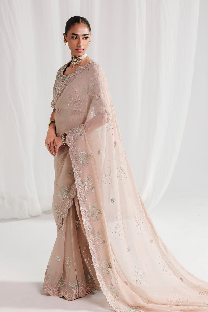 Qalamkar | Chiffon 26 | QCC-04 NOVERA - Formal Dress - available at Maria Faisal in UK and USA.