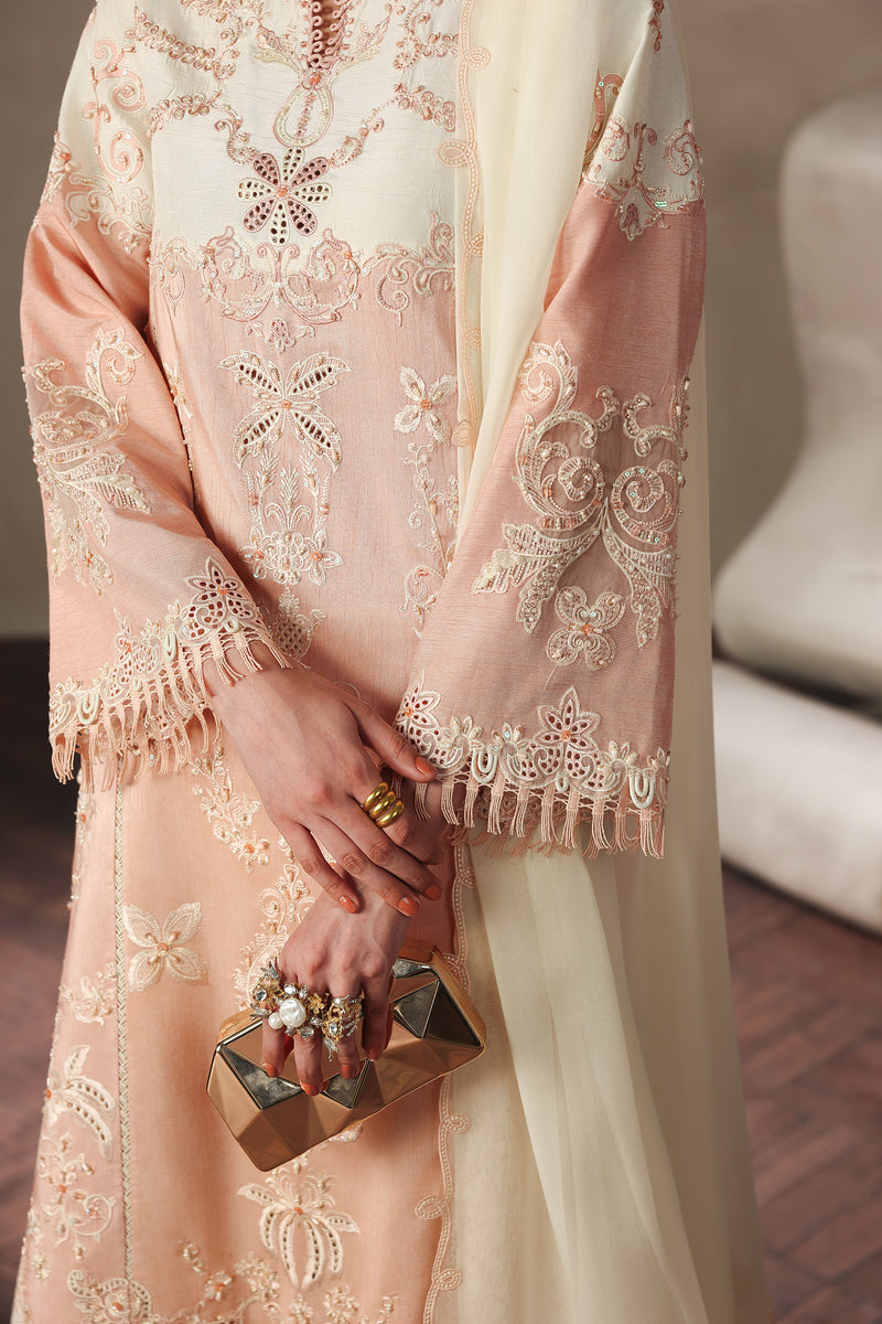 Qalamkar | Luxury Pret 26 | QLP-08 - Beena - Luxury Dress - available at Maria Faisal in UK and USA.