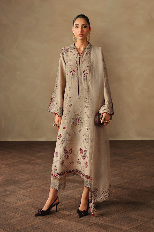 Qalamkar | Luxury Pret 26 | QLP-01 - Veena - Luxury Dress - available at Maria Faisal in UK and USA.