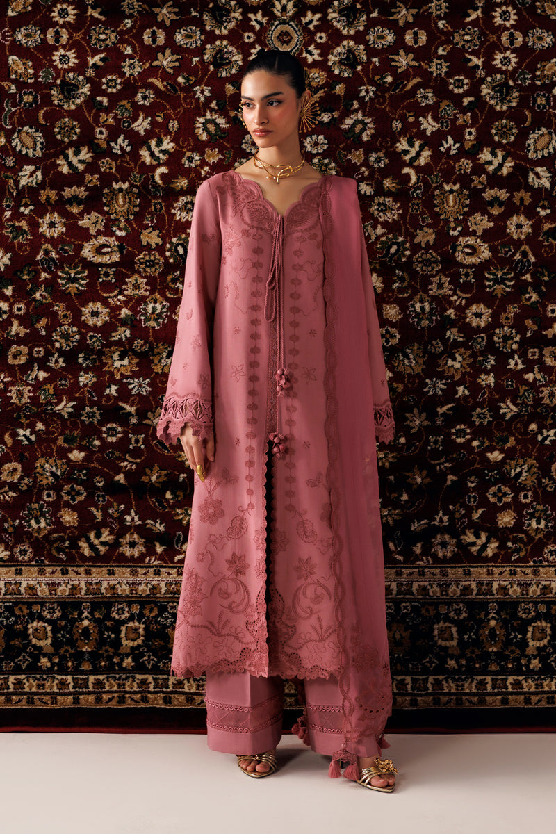 Qalamkar | Q Line Linen 26 | QLW-13 DANIYA - Luxury Dress - available at Maria Faisal in UK and USA.
