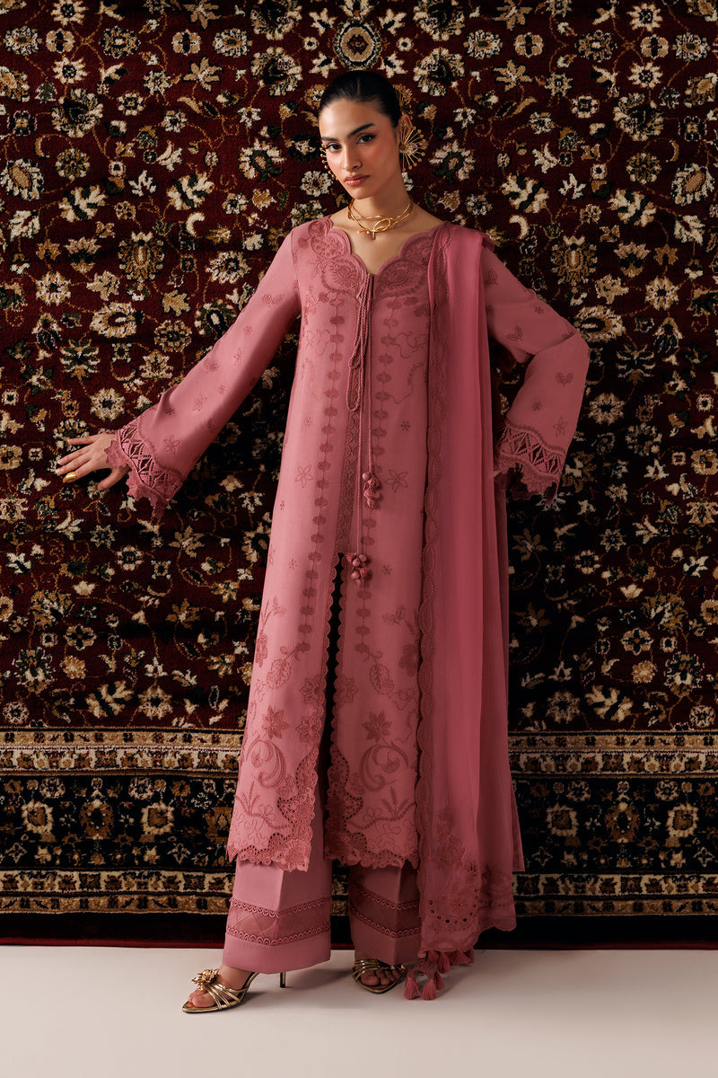 Qalamkar | Q Line Linen 26 | QLW-13 DANIYA - Luxury Dress - available at Maria Faisal in UK and USA.