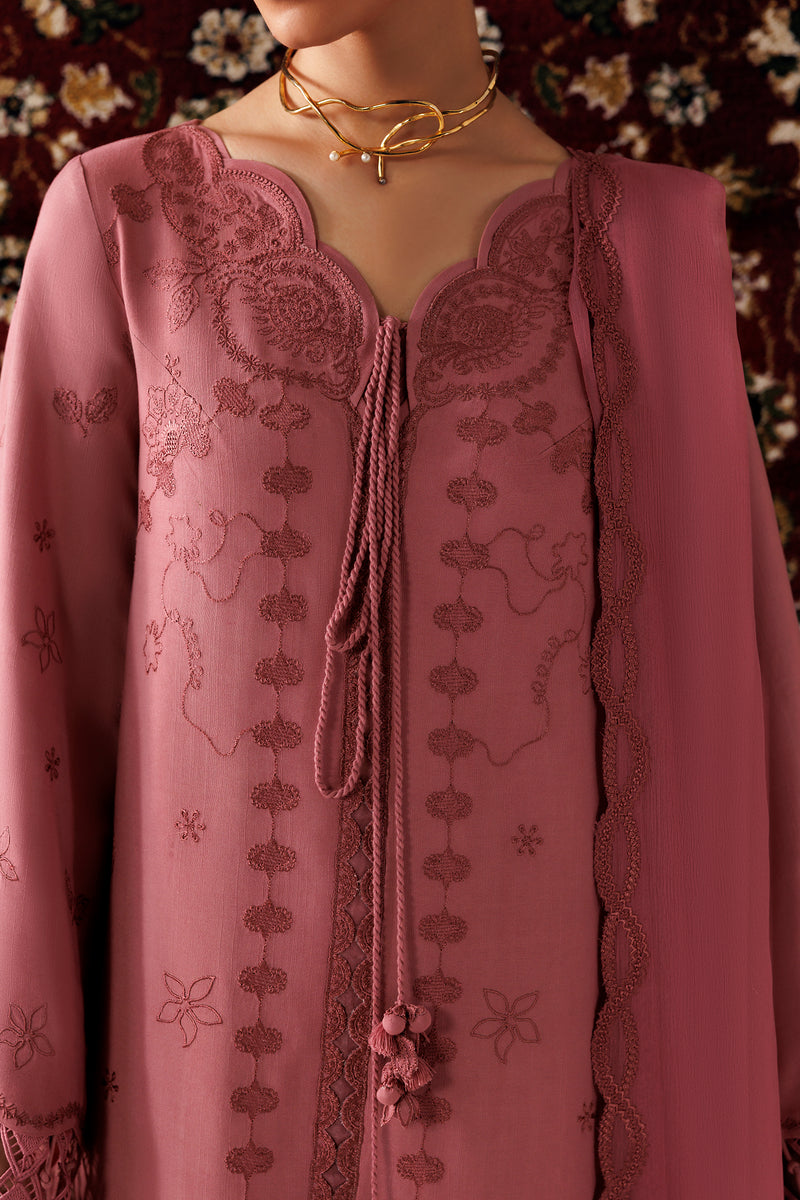 Qalamkar | Q Line Linen 26 | QLW-13 DANIYA - Luxury Dress - available at Maria Faisal in UK and USA.
