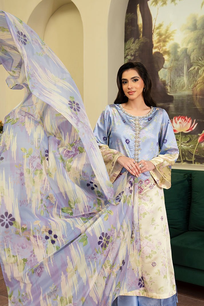 Imrozia Premium | Celeste Pret 25 | SP-104 Siellar - Formal Dress - available at Maria Faisal in UK and USA.