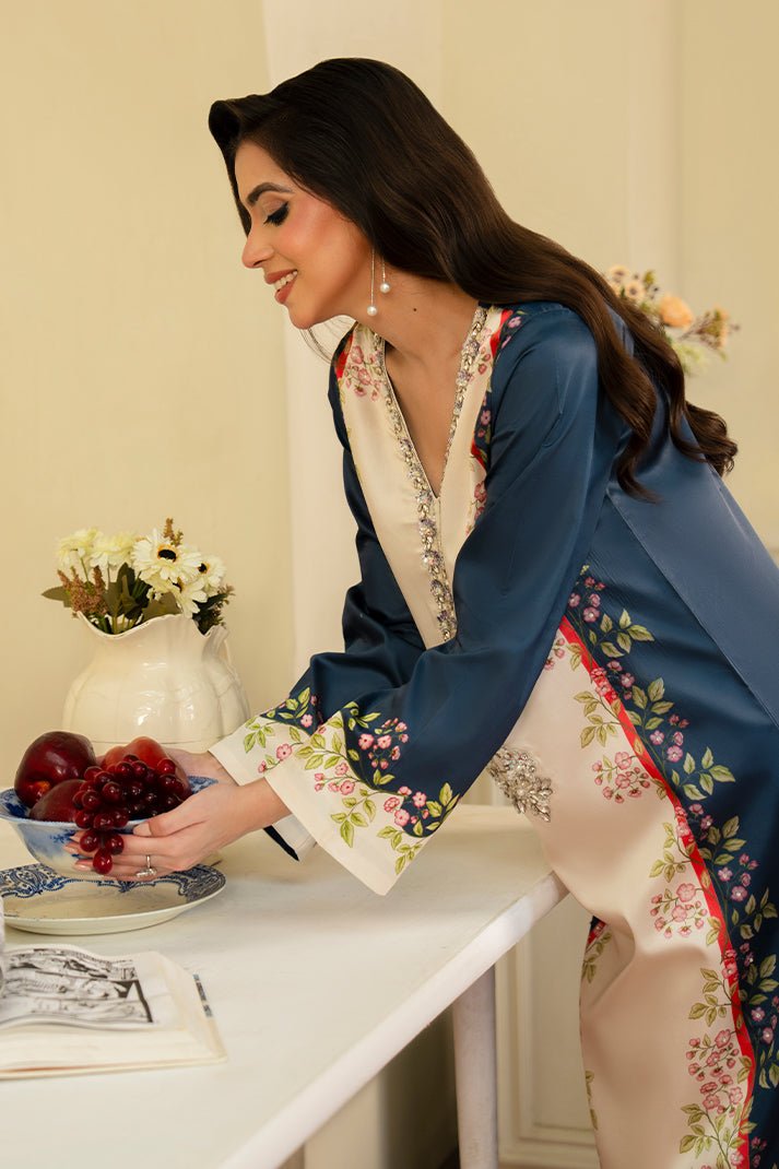 Imrozia Premium | Celeste Pret 25 | SP-106 Eclipse - Formal Dress - available at Maria Faisal in UK and USA.