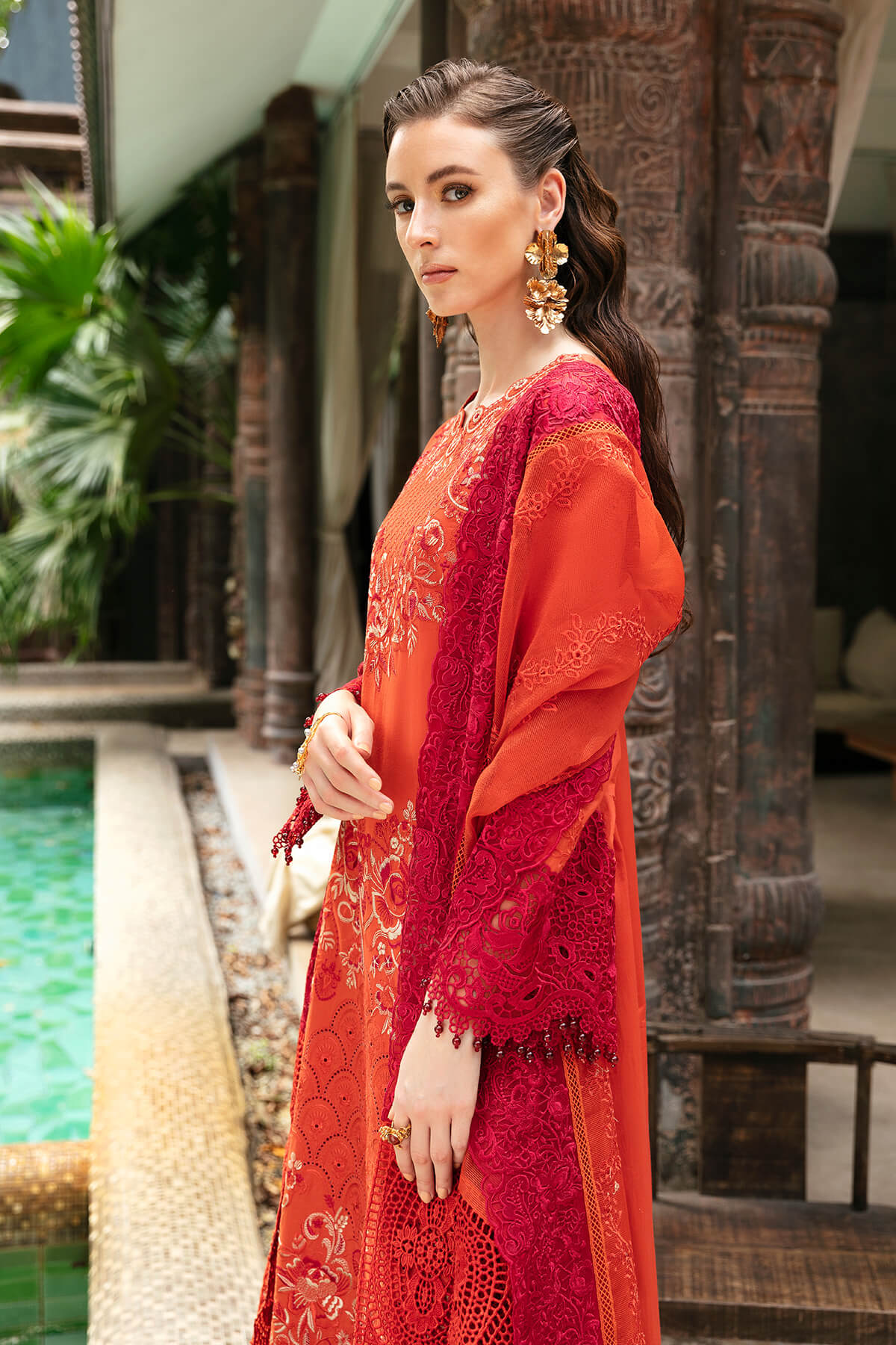 Imrozia Premium | Reve Luxury Lawn | S.L 61 Alizee - Ladies Clothes - Maria Faisal