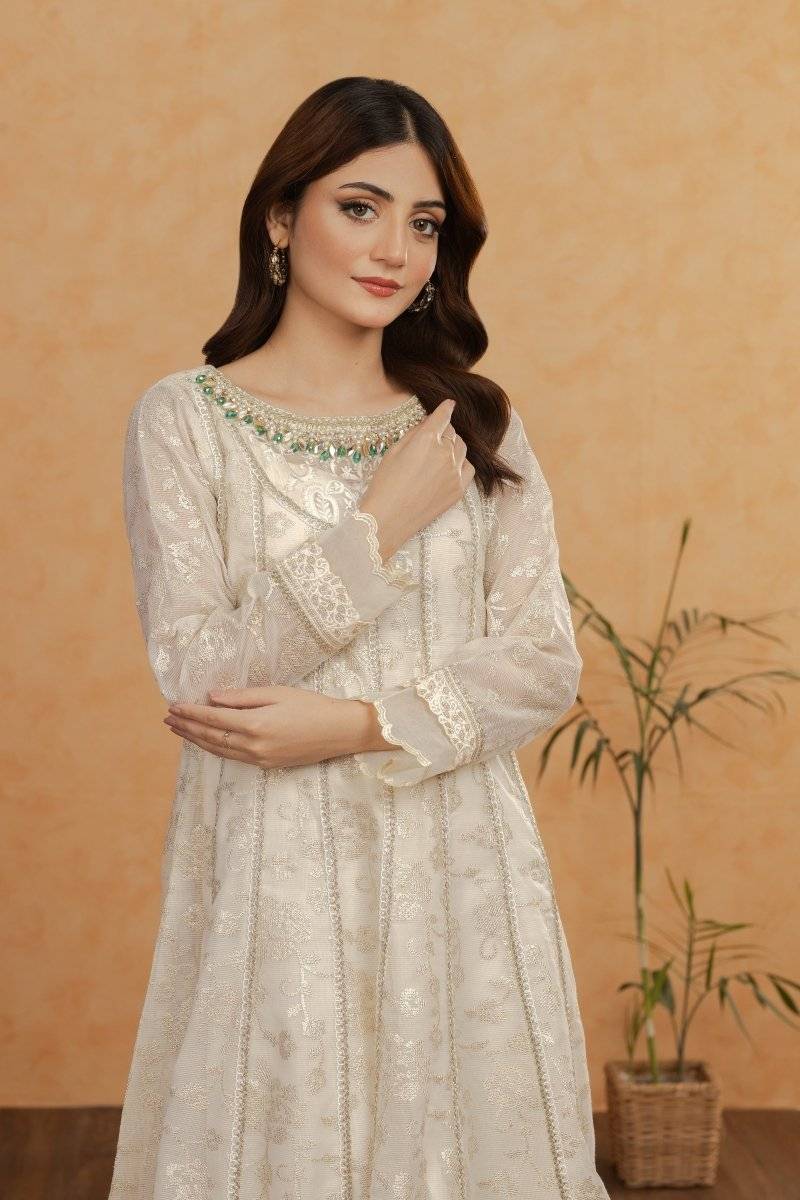Panache | Pret | Ivory Forest by Maria Faisal - Registered Vendor of : Panache By Mona - type : Ladies Clothes - 100% original wedding dresses