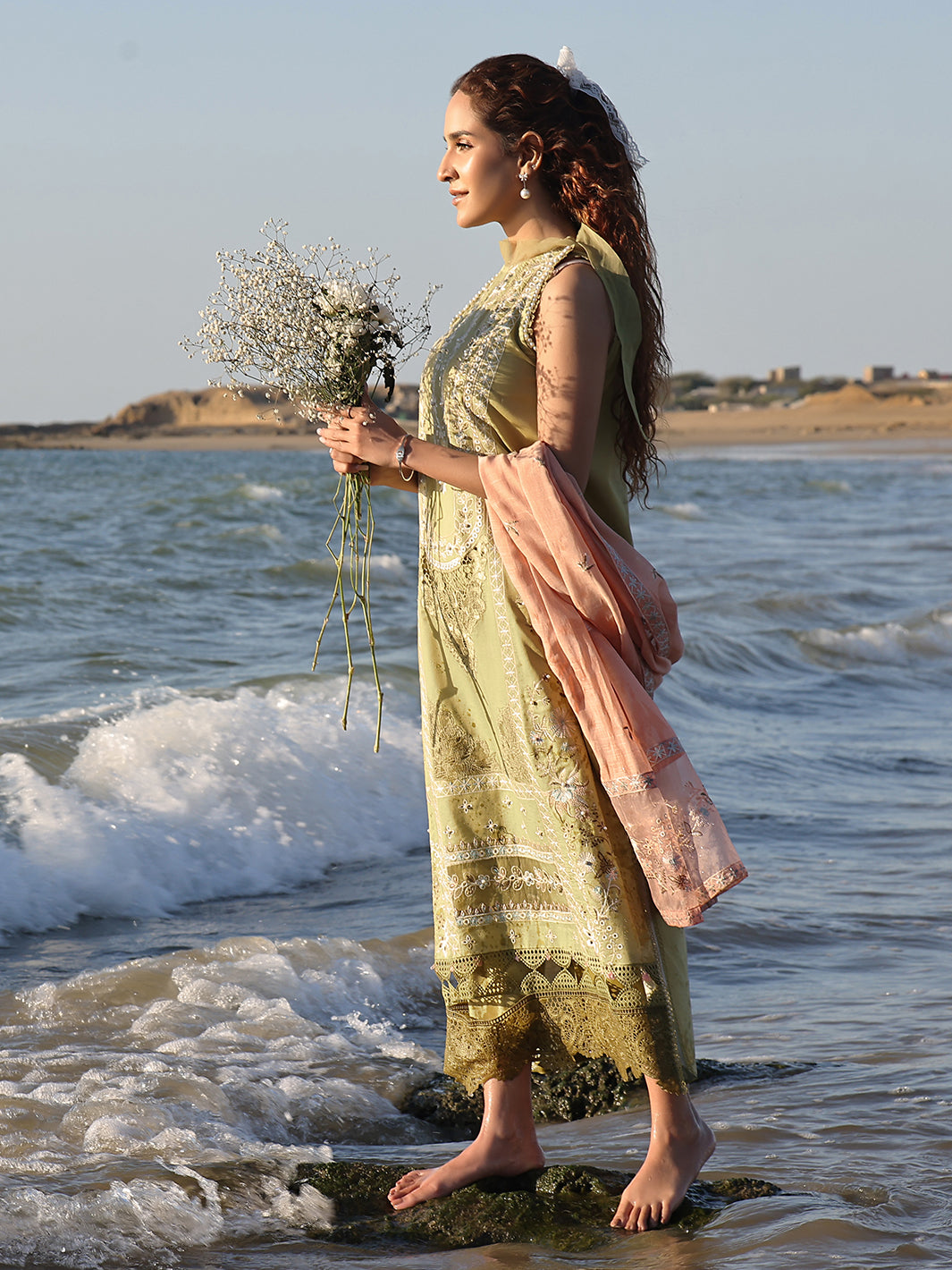 Izel | Saahil Signature Lawn 24 | MUZLIN - Maria Faisal