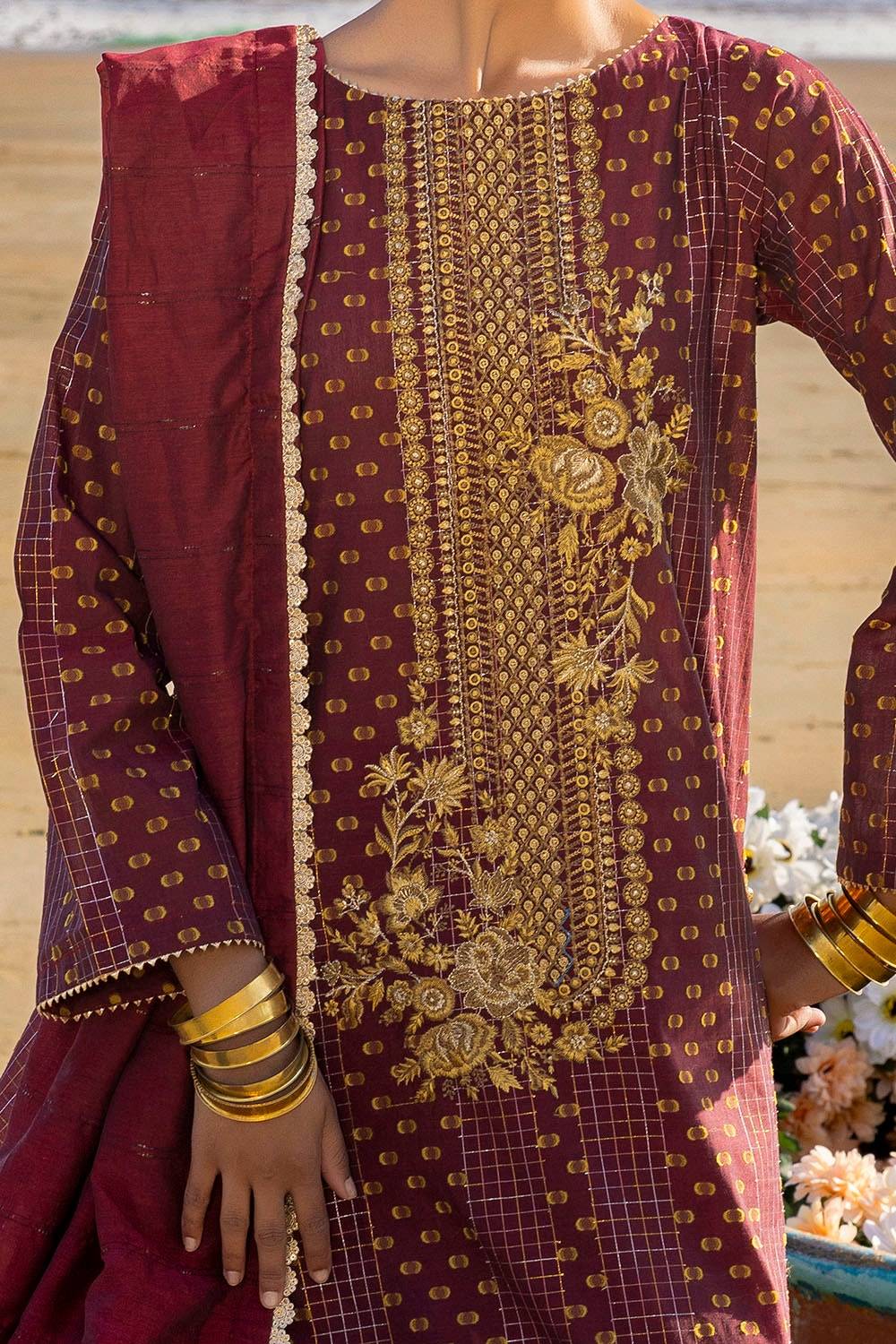 Gul Ahmed | Taara 25 | MJ-42038 by Maria Faisal - Registered Vendor of : Gul Ahmed - type : Ladies Clothes - 100% original wedding dresses