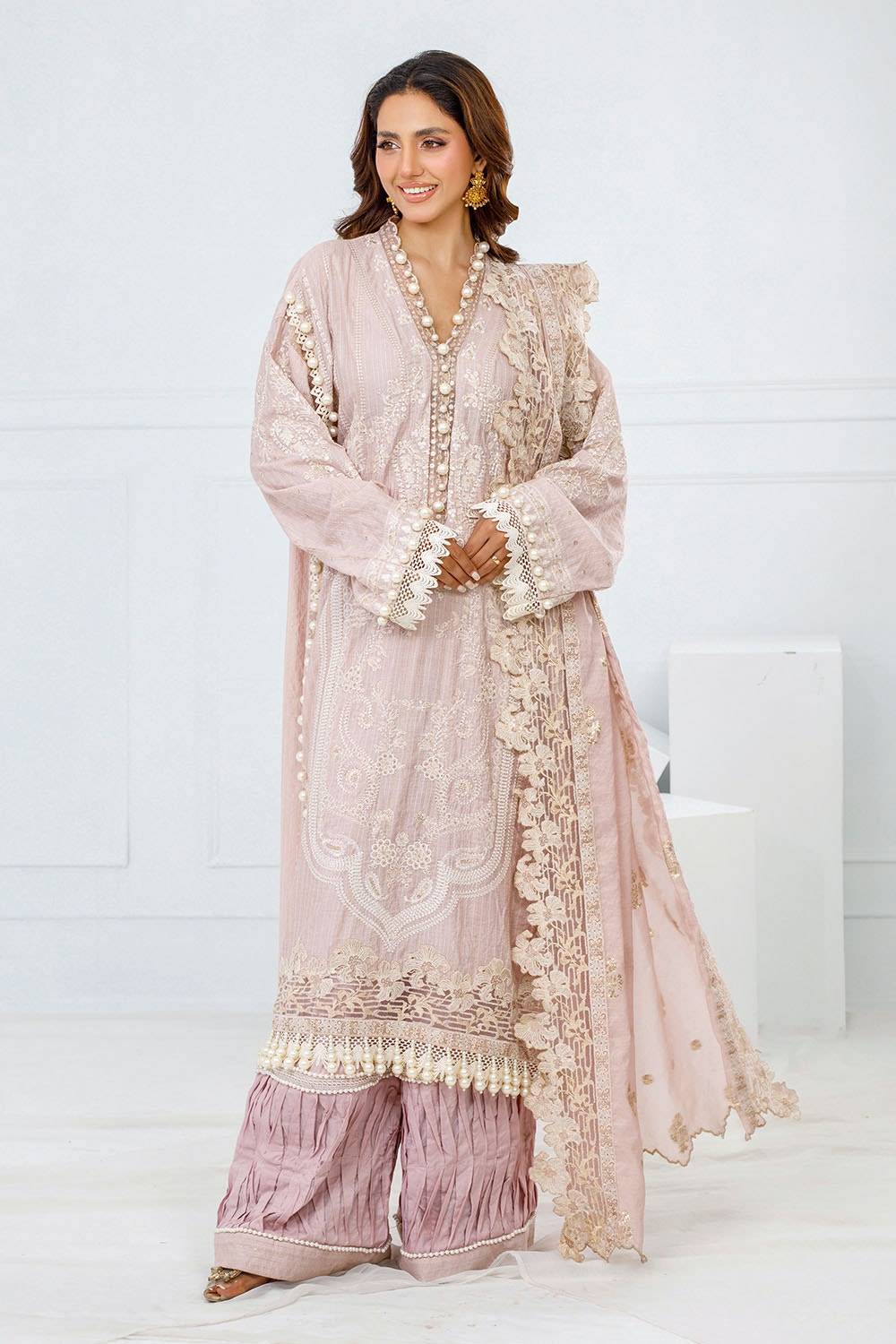 Gul Ahmed | Festive Eid 25 | FE-52068 by Maria Faisal - Registered Vendor of : Gul Ahmed - type : Ladies Clothes - 100% original wedding dresses