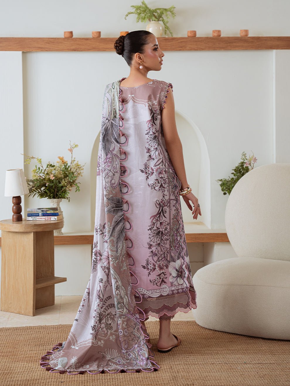 Jade | Cambric 25 | URBANE CAMBRIC PRINTS 2025 AG - is Pink dress from Jade - Ladies Clothes - Maria Faisal