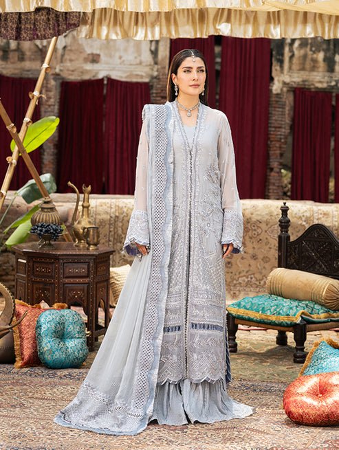Jade | Dastaan Wedding Formals 25 | 1DASTAAN 2025 - is Grey dress from Jade - Ladies Clothes - Maria Faisal