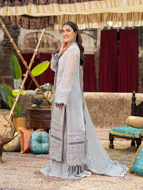Jade | Dastaan Wedding Formals 25 | 1DASTAAN 2025 - is Grey dress from Jade - Ladies Clothes - Maria Faisal