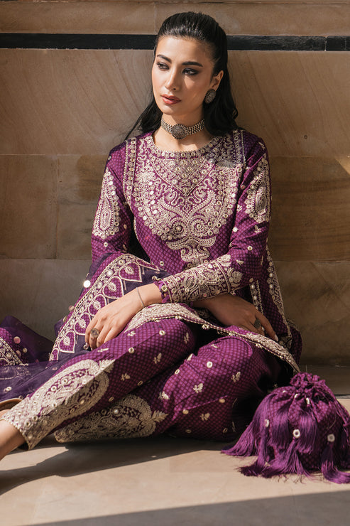 Jazmin | Shahkaar Luxury Lawn 24 | SL24-D6 - Maria Faisal.